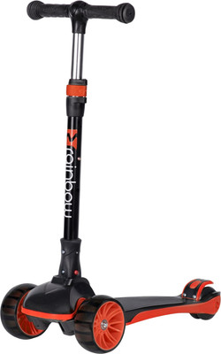 Самокат детский Novatrack RainBow / 120BB.RAINBOW.BRD25 (черный/красный)