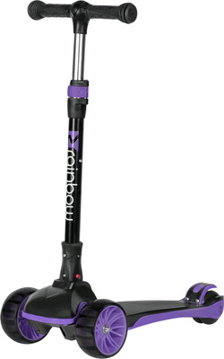 Самокат детский Novatrack RainBow / 120BB.RAINBOW.BVT25 (черный/фиолетовый)