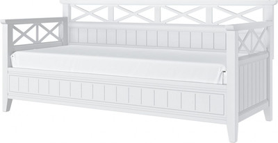 Кровать-тахта Bravo Мебель Амелия 800x2000 (белый античный)