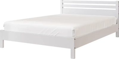 Двуспальная кровать Bravo Мебель Милена 120x200 (белый античный)