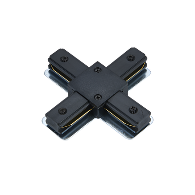 Коннектор для шинопровода INhome X-тип XRB-BL / 4690612060668