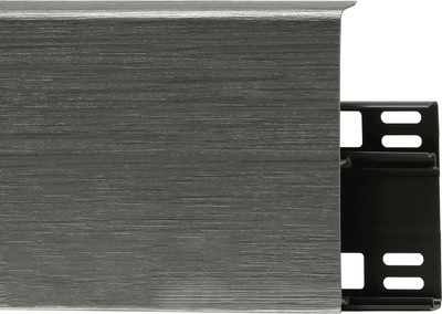 Плинтус LinePlast 100мм LB020+LK002 (металлик файн-лайн)