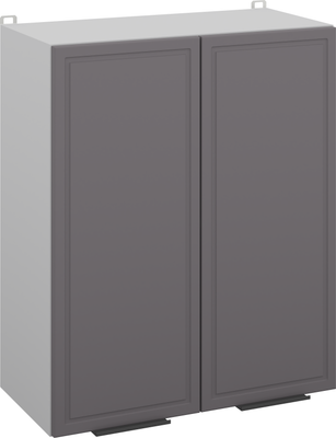 Шкаф навесной для кухни Arvento Корнелия Флок-плюс ВШ60 (графит софт)