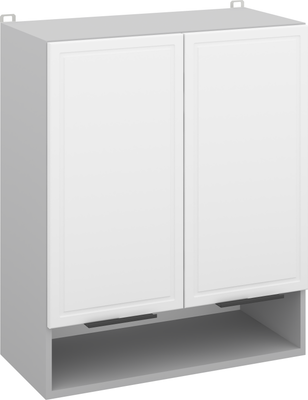 Шкаф навесной для кухни Arvento Корнелия Флок-плюс ВШ60п (белый софт)