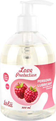 Лубрикант-гель Lola Games На водной основе Love Protection Raspberry / 1832-02lola (300мл)