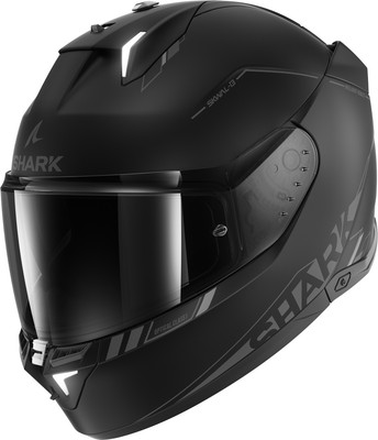 Мотошлем Shark Helmets Skwal i3 Blank Sp Mat (р. 2XL, черный матовый)
