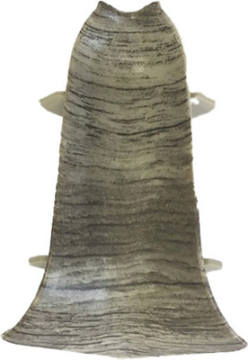 Уголок для плинтуса LinePlast ПВХ 58мм L020 (2шт, дуб грейсланд, внутренний, флоупак)