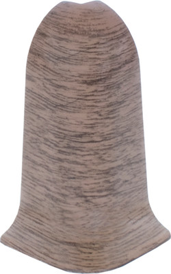 Уголок для плинтуса LinePlast ПВХ 58мм L044 (2шт, дуб капучино, внешний, флоупак)