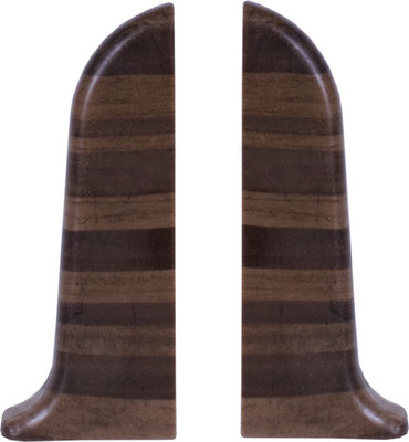 Заглушка для плинтуса LinePlast ПВХ 58мм L063 (2шт, дуб паркетный, флоупак)