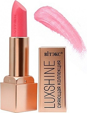 Помада для губ Витэкс Luxshine Сияющая коллекция тон 02 Розовое сияние