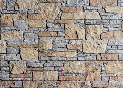 Декоративный камень гипсовый Stone Mill Сланец Буковинский антрацит ПГД-1-Л 1309