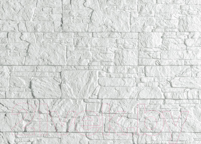 Декоративный камень гипсовый Stone Mill Сланец Буковинский ПГД-1-Л 1300 (белый)