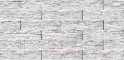 Декоративный камень гипсовый Stone Mill Сланец Саянский ПГД-1-Л 0100 (белый)