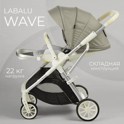 Детская прогулочная коляска Labalu Wave Q7 (оливковый)