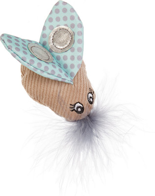 Игрушка для кошек ZooZooZoo Мотылек 11208/ZZ (бежевый)