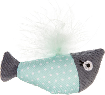 Игрушка для кошек ZooZooZoo Рыбка 11207/ZZ (голубой)