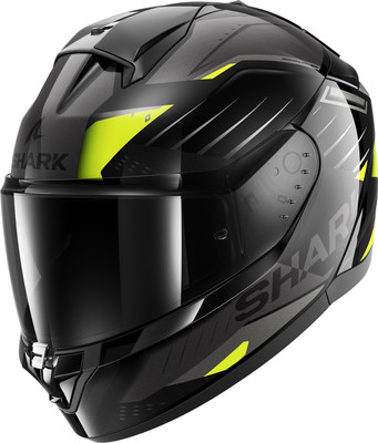Мотошлем Shark Helmets Ridill 2 Bersek (р. M, черный/серый/желтый)