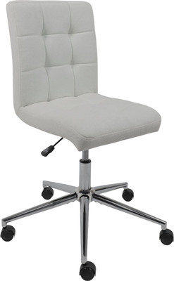 Кресло офисное AksHome Buble White 15 (букле/белый)