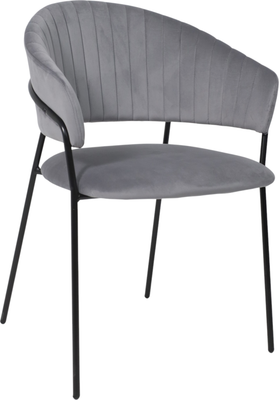 Стул Алвест AV 433 (темно-серый бархат H-15/черный)