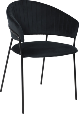 Стул Алвест AV 433 (черный бархат H-75/черный)