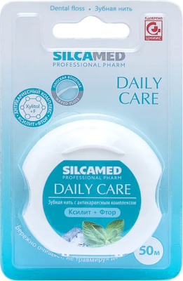 Зубная нить Silca Med Professional Pharm Daily care (50м)