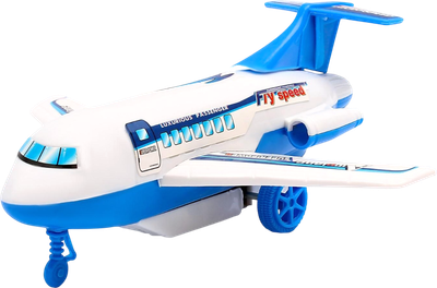 Самолет игрушечный Sima-Land Пассажирский 1255-6 / 1496199 (инерционный)