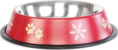 Миска для животных ZooZooZoo Лапки SWT-5008A-950/bordo (бордовый)