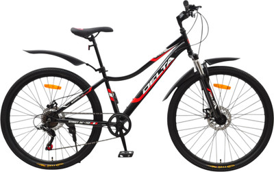 Велосипед DeltA Street 26 2611 (черный/красный)