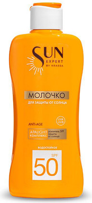 Молочко солнцезащитное Krassa Sun Expert SPF 50 (180мл)