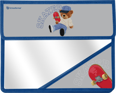 Папка для тетрадей Schoolformat Крутой мишка / ПТПЛ1А5-КРМ (черный)