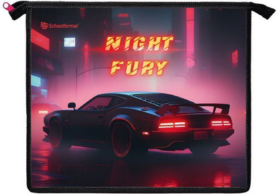 Папка для тетрадей Schoolformat Ночной заезд / ПТПМ1А5-НЗ (черный)