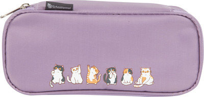 Пенал Schoolformat Собрание котов / ПП-СК (сиреневый)