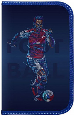 Пенал Schoolformat Быстрый игрок / ПКБ-БИ (синий)