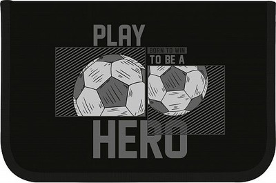 Пенал Schoolformat Герой футбола / ПТК1-ГФ (черный)