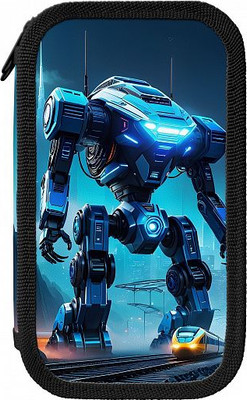 Пенал Schoolformat Техника будущего / ПК2С-ТБ (синий)