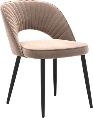 Стул Памир Новара F08 (бежевый/черная опора)