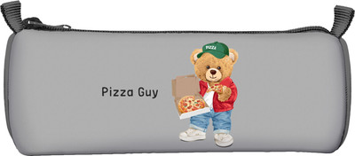 Пенал Schoolformat Крутой мишка / ПТ-КРМ (серый)