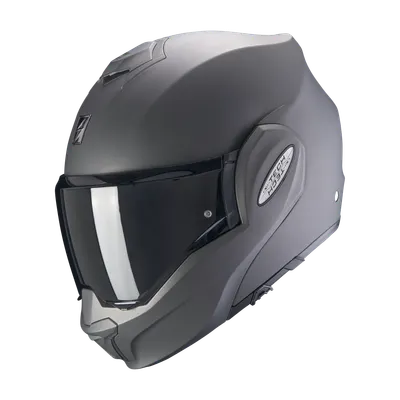 Мотошлем Scorpion Exo Exo-Tech Evo Solid (р. XS, антрацит матовый)