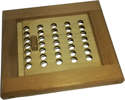 Решетка вентиляционная для бани СаунаОпт Малая с задвижкой РВЗ-М-О