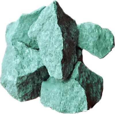 Камни для бани No Brand Жадеит колотый (20кг, ведро)