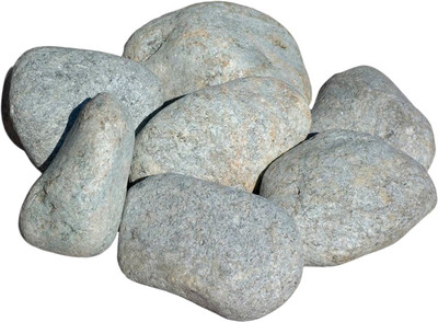 Камни для бани No Brand Талькохлорит обвалованный (20кг, коробка)