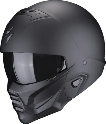 Мотошлем Scorpion Exo Combat II Solid (р. XL, черный матовый)