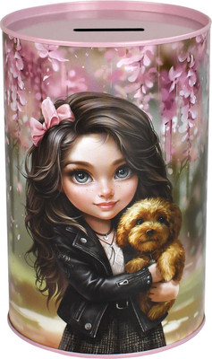 Копилка Феникс+ Брюнетка с собачкой / 69375