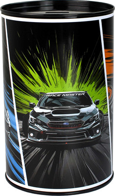 Копилка Феникс+ Неоновые тачки / 69378 (черный)