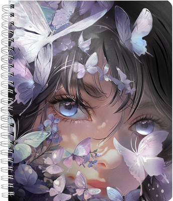 Тетрадь Феникс+ Copybook. Девушка с бабочками / 68517