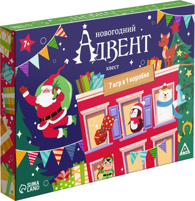 Настольная игра Лас Играс Новогодний адвент-квест / 7701628