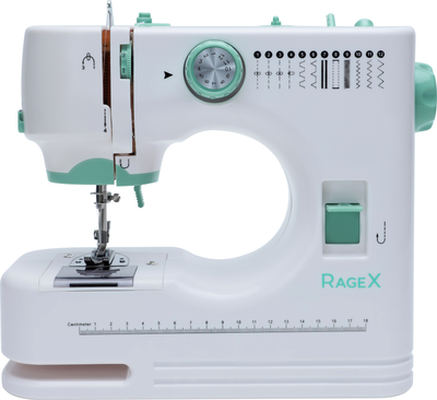 Швейная машина RAGEX R1103-100 (белый/зеленый)