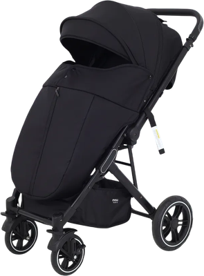 Детская прогулочная коляска MOWbaby Turbo 2.0 / MB021 (черный)