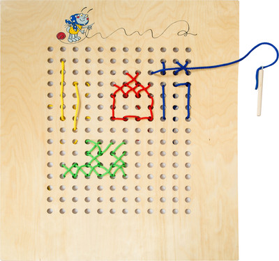Развивающий игровой набор ЛЭМ Шнуровка Вышивание / 446-2