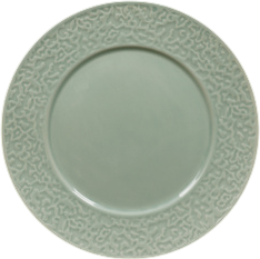 Тарелка столовая обеденная Corone Nori LQ-QK15290-GRE / фк5617 (зеленый)